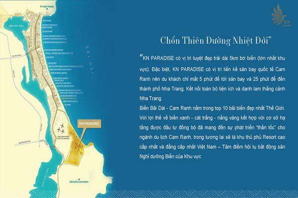 Khu đô thị biển KN Paradise – Bãi Dài – Cam Ranh