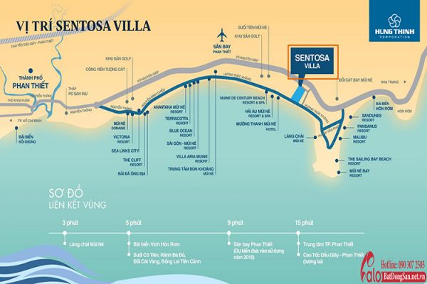 Biệt thự biển Sentosa Villa – Phan Thiết