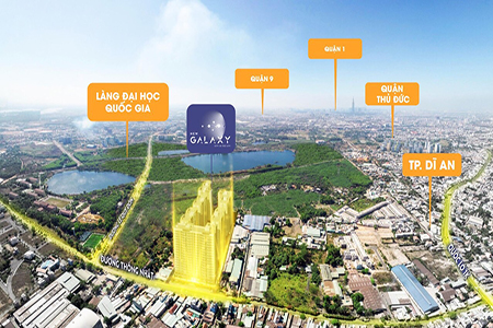 Căn hộ New Galaxy - Làng đại học Quốc Gia 9 Căn hộ New Galaxy - Làng đại học Quốc Gia TT LAND